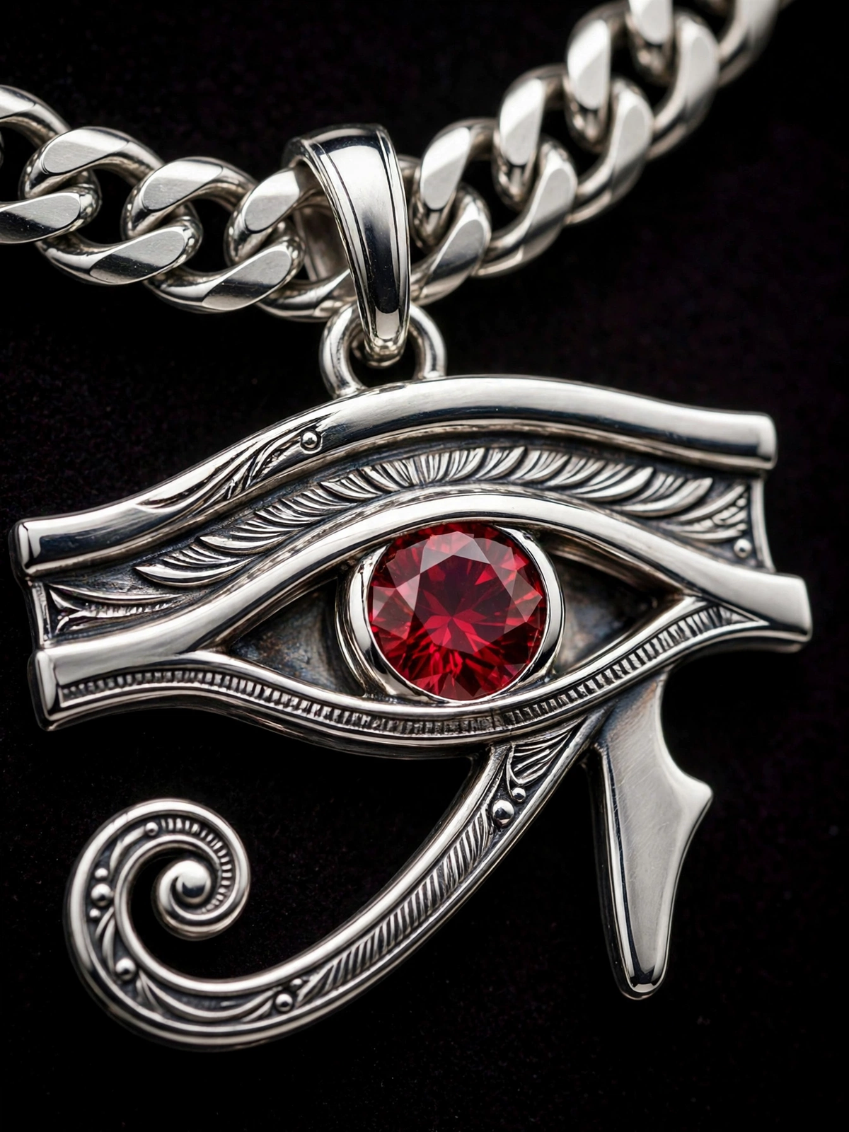 NIGHT SHIFT Eye of Horus Pendant alternate view