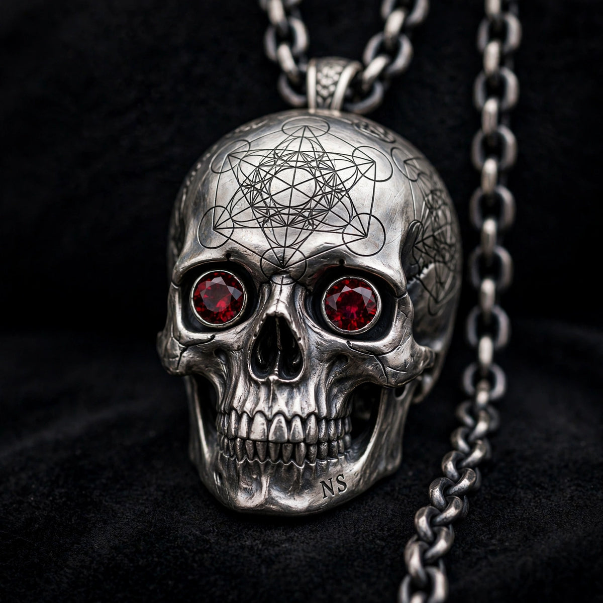NIGHT SHIFT Sacred Skull Pendant
