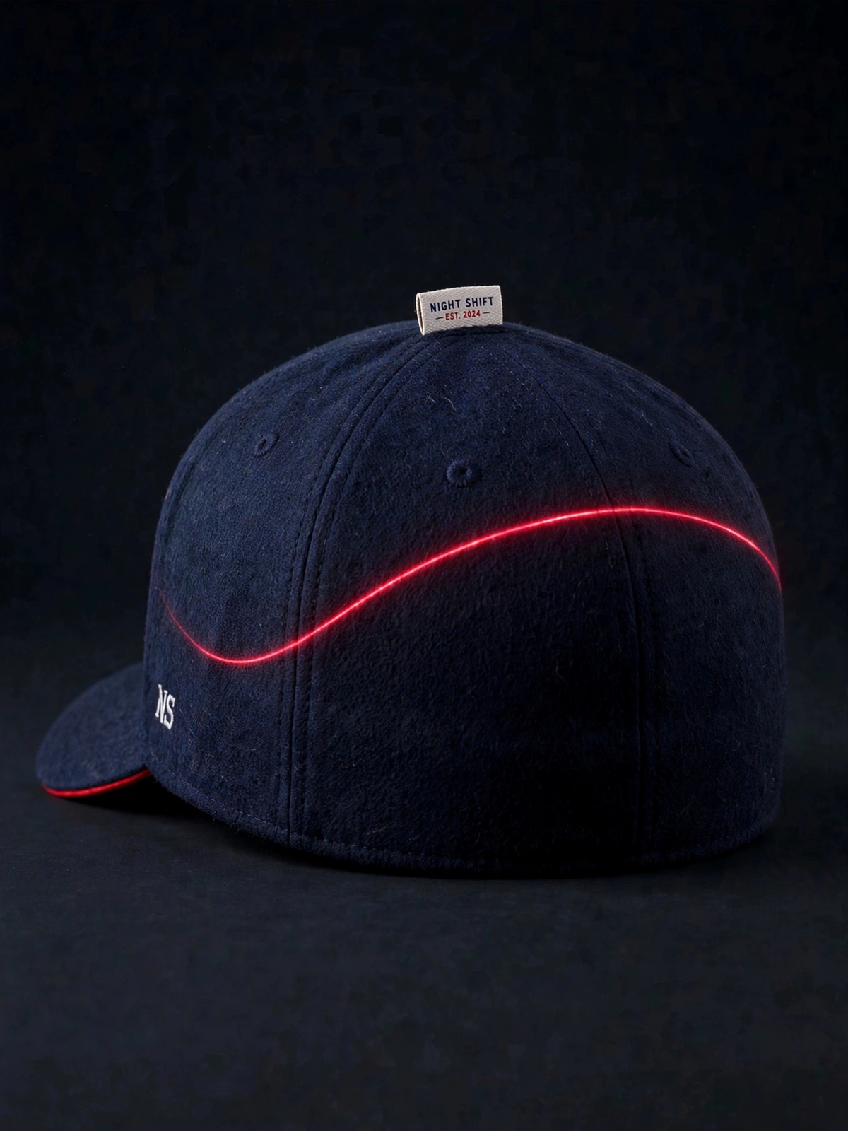NIGHT SHIFT Scanner Fitted Hat alternate view