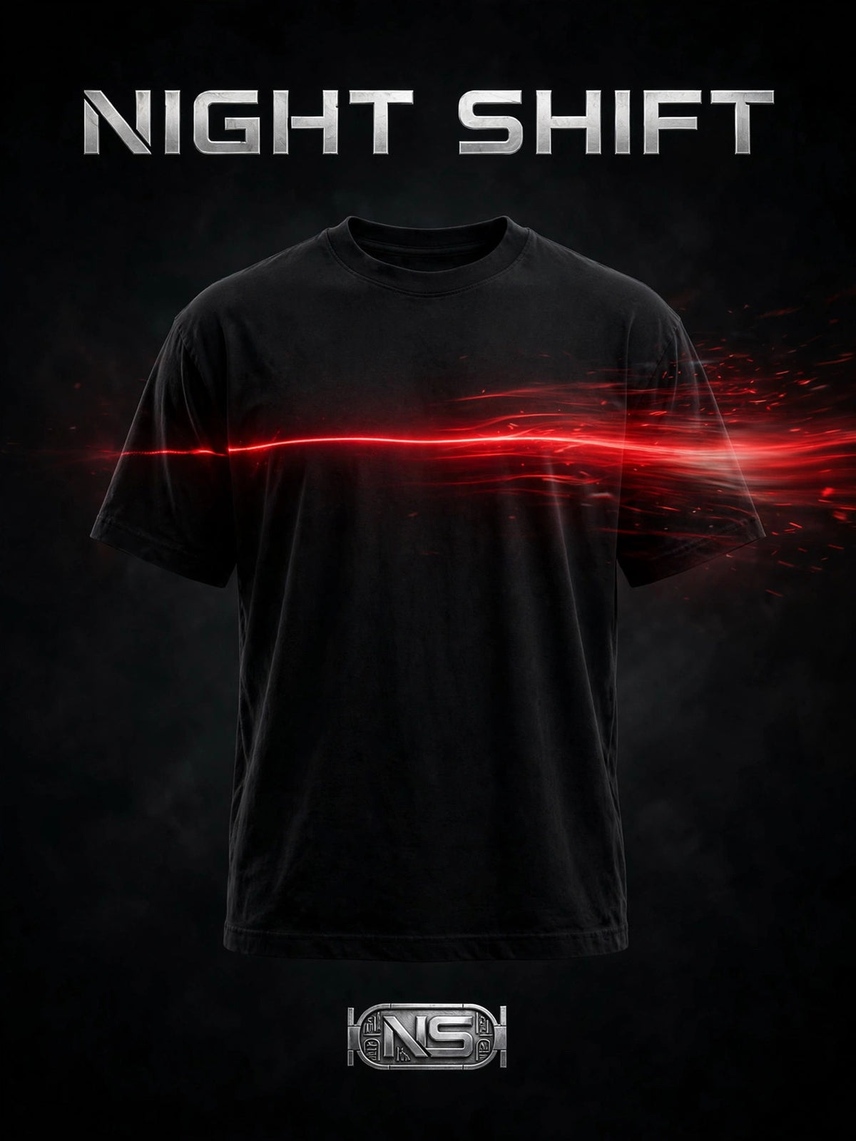 NIGHT SHIFT Scanner Sweep Tee