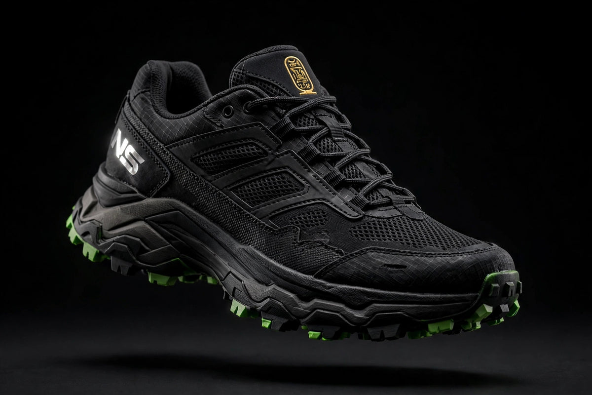 NIGHT SHIFT Trail Runner, technical trail running shoe with volt lugs