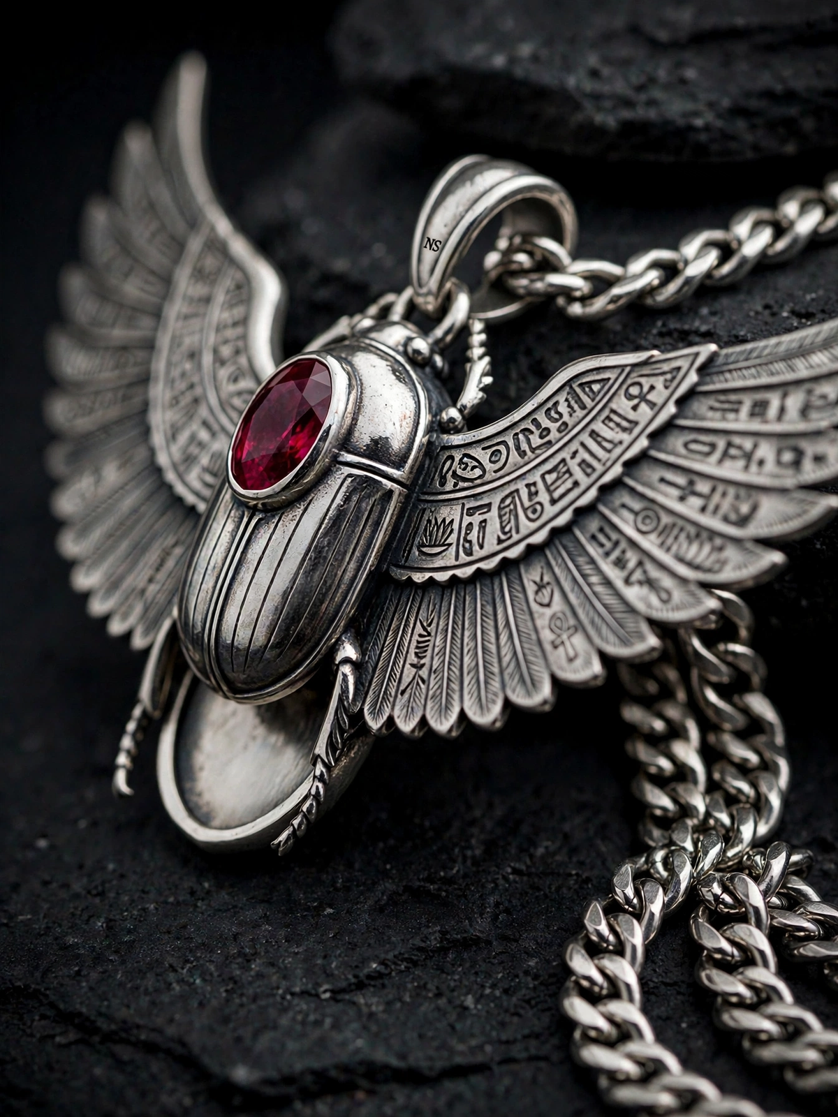 Winged Scarab Pendant
