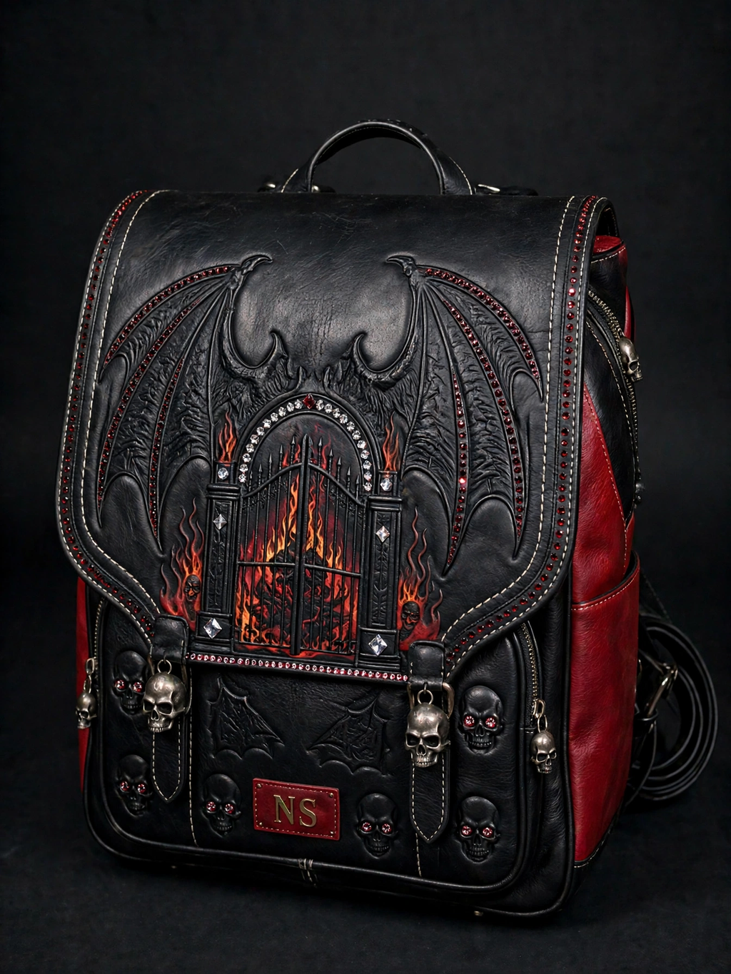 NS Hell Gates Leather Book Bag