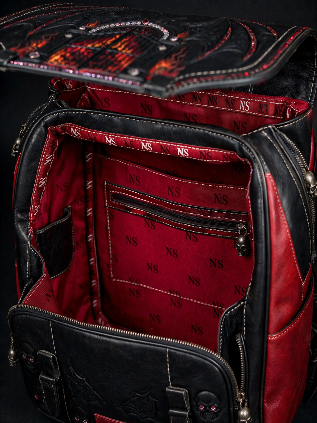 NS Hell Gates Leather Book Bag