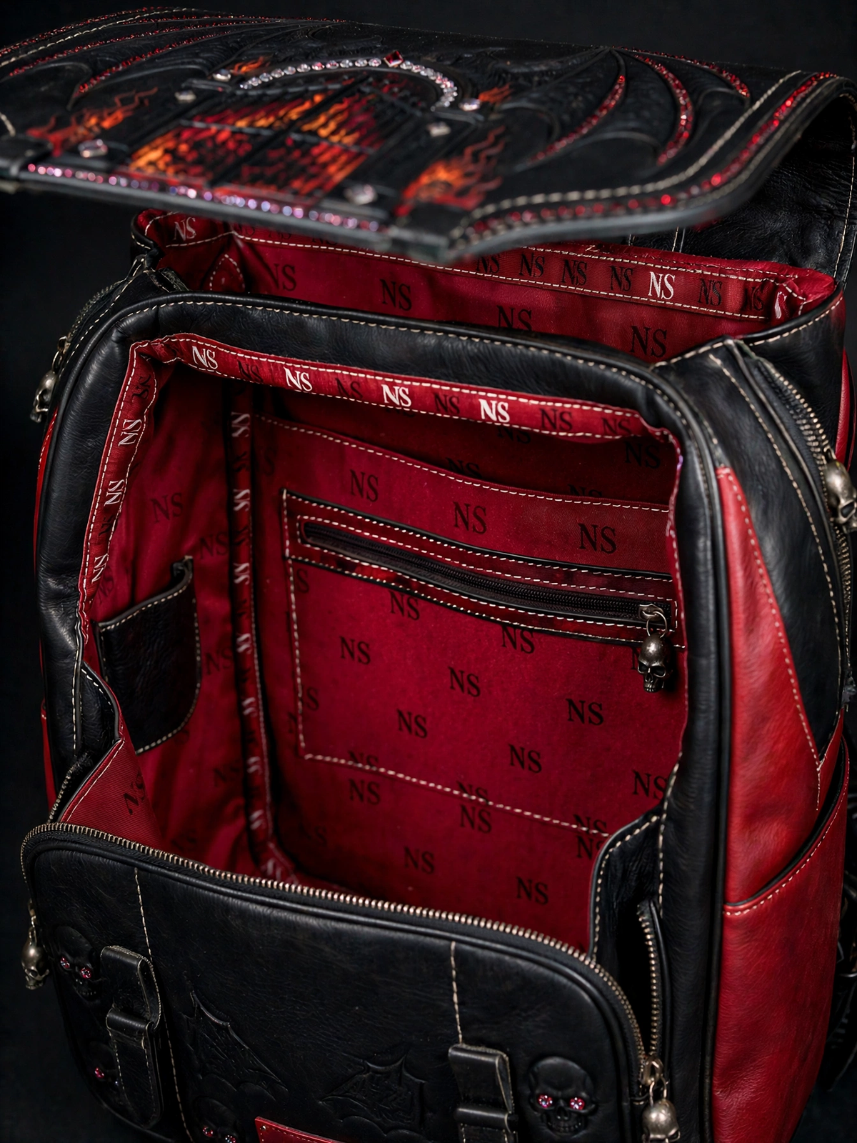 NS Hell Gates Leather Book Bag