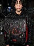 NS Hell Gates Leather Book Bag