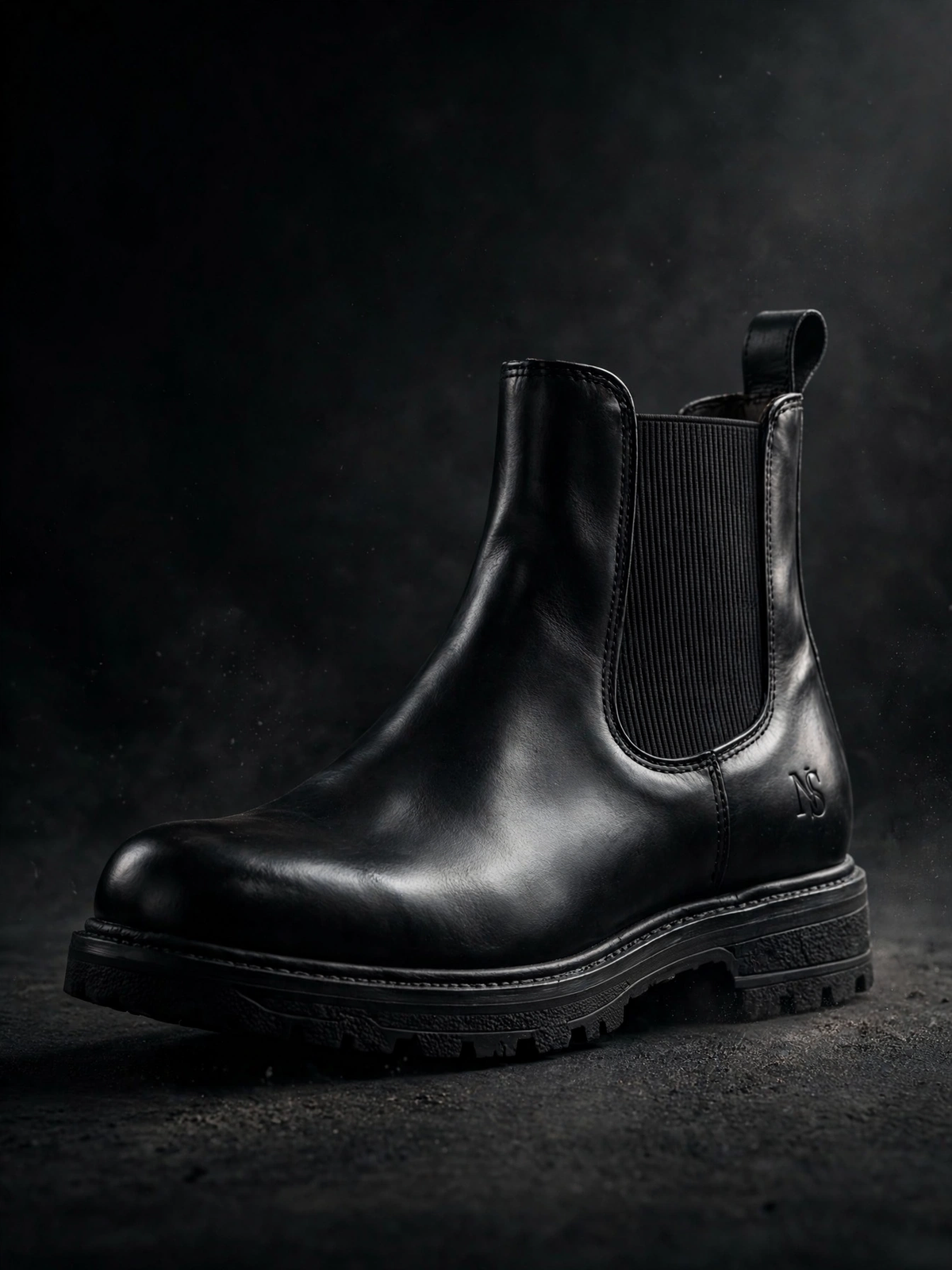NIGHT SHIFT Black Chelsea Boot