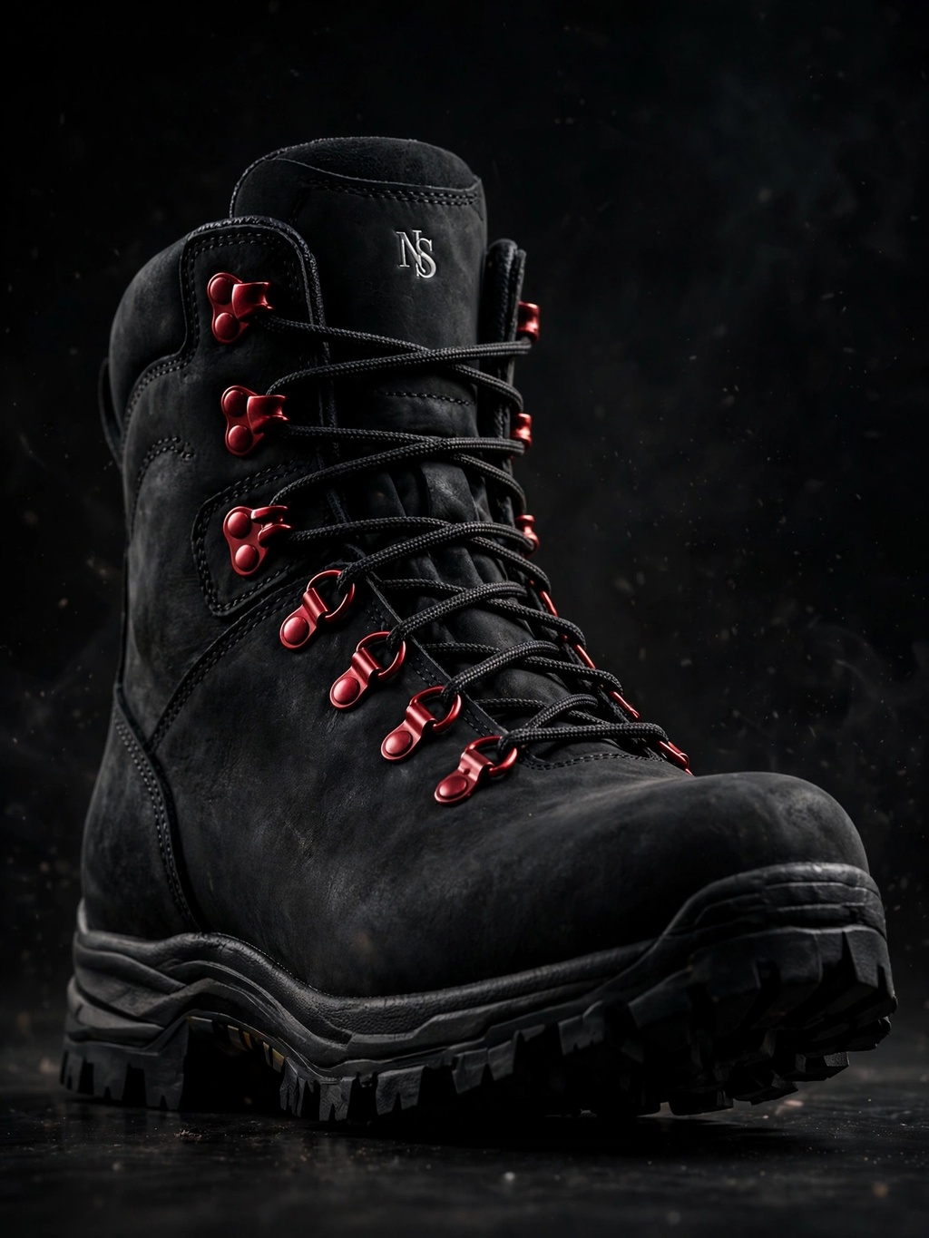 NIGHT SHIFT Black Hiker Boot