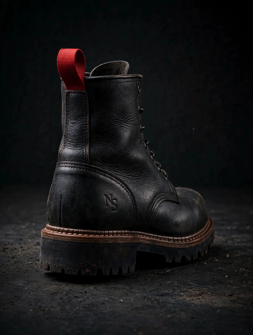 Black Composite Work Boot