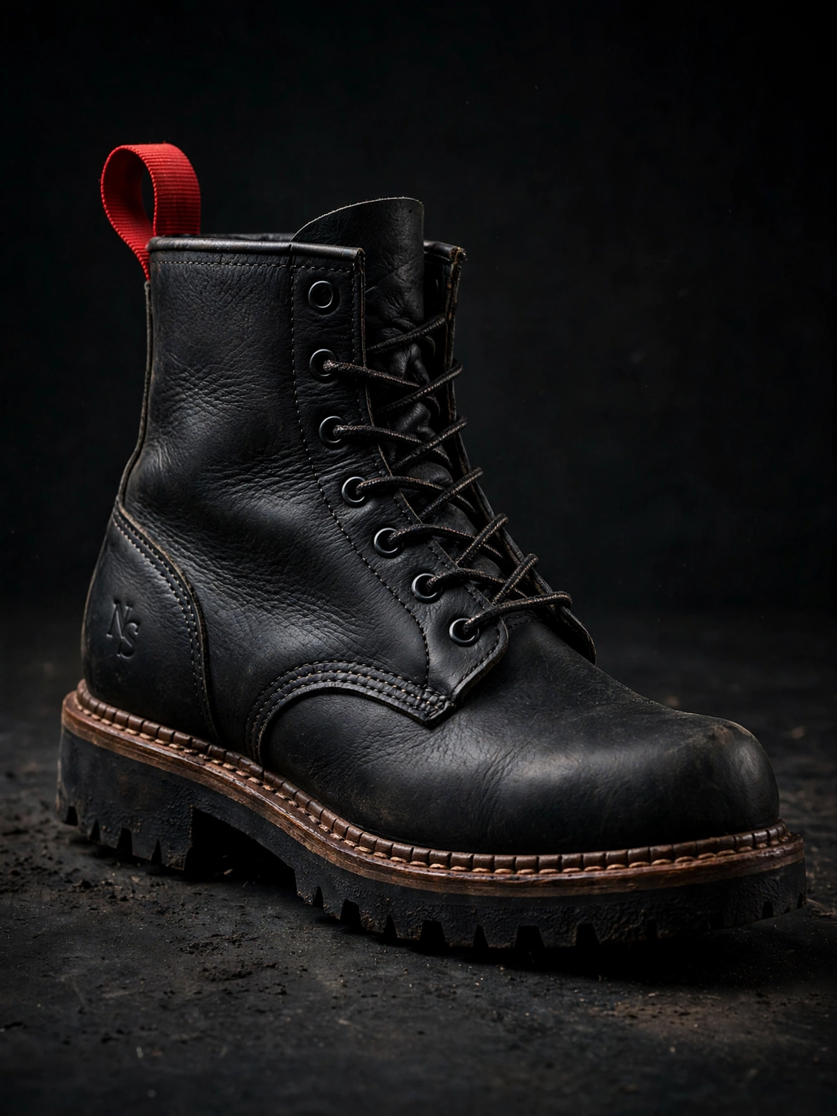 NIGHT SHIFT Black Composite Work Boot