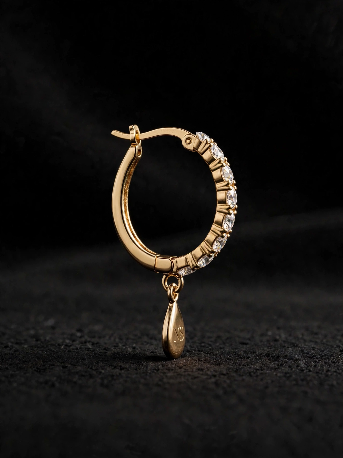 Crystal Hoops