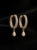 NIGHT SHIFT Crystal Hoops