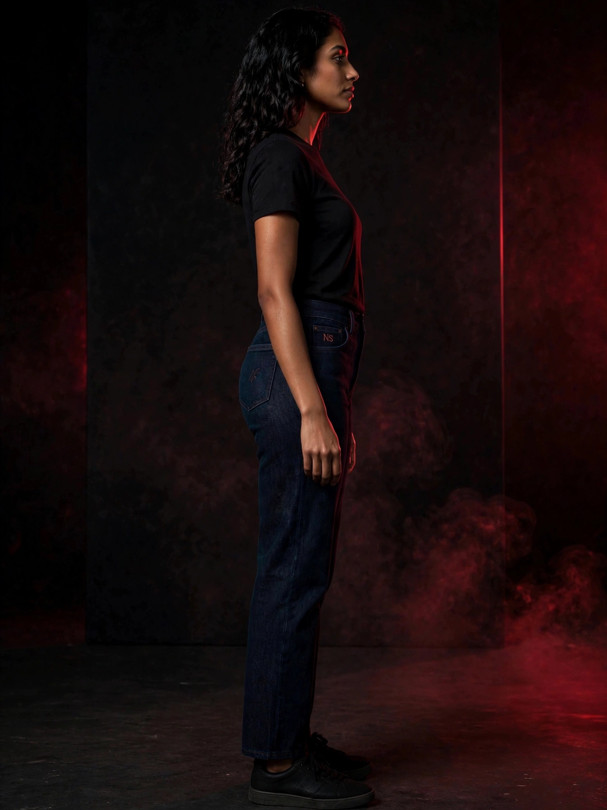 Dark Straight Denim Jeans