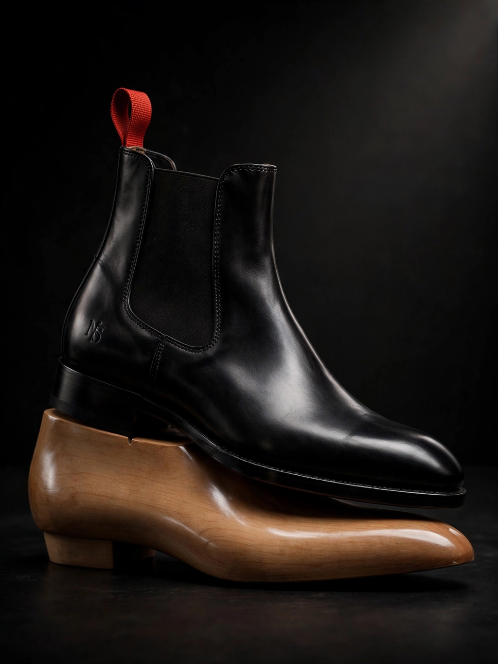 NIGHT SHIFT Black Dress Chelsea Boot