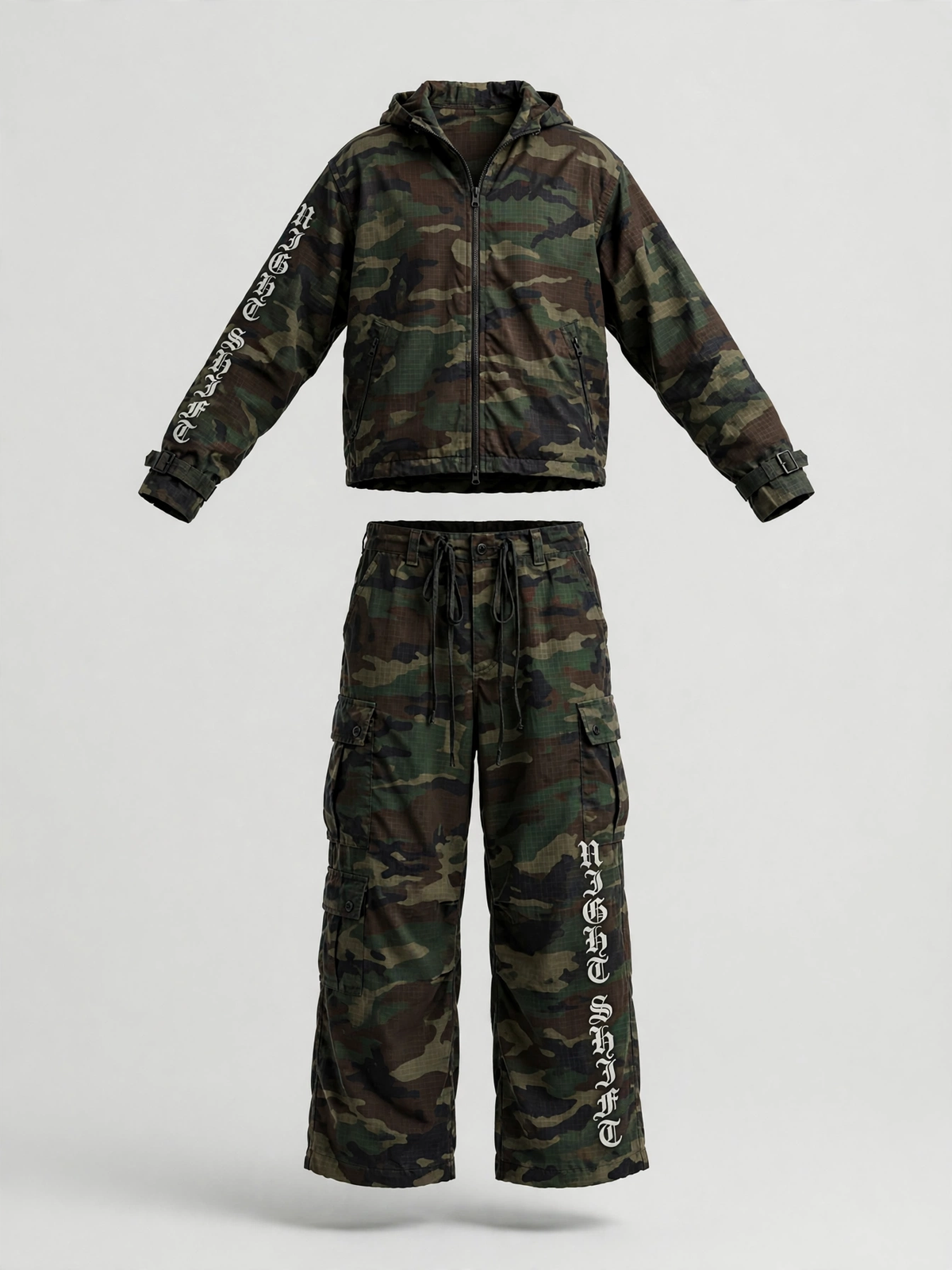 NS Camo Zip Set (Jacket + Pants)
