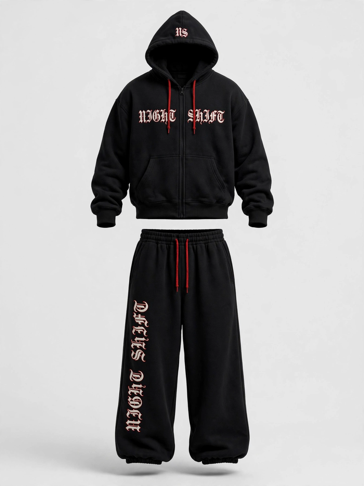 NS Gothic Zip Set (Jacket + Pants)