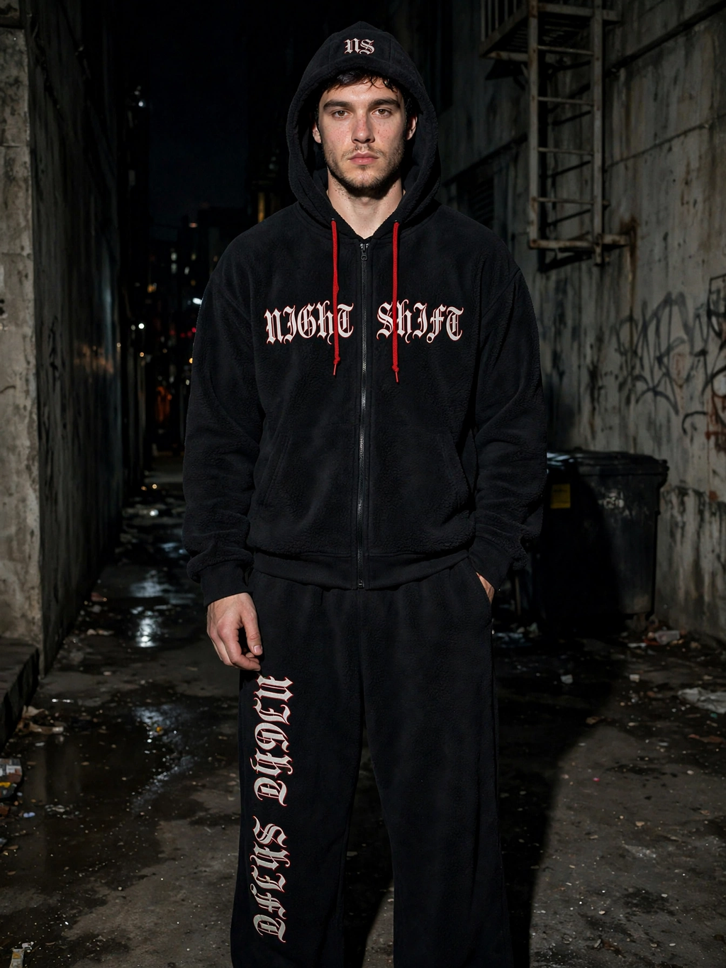 NS Gothic Zip Set (Jacket + Pants)