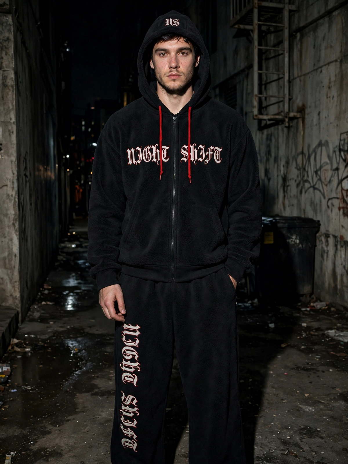 NS Gothic Zip Set (Jacket + Pants)