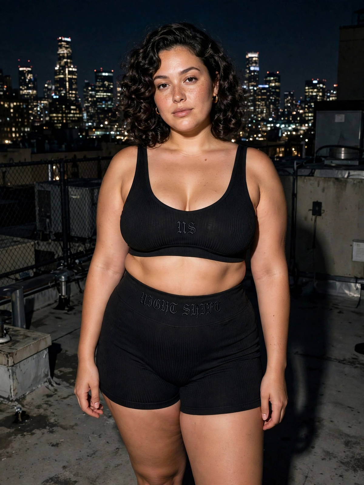 NS Her Branded Set (Top + Shorts)