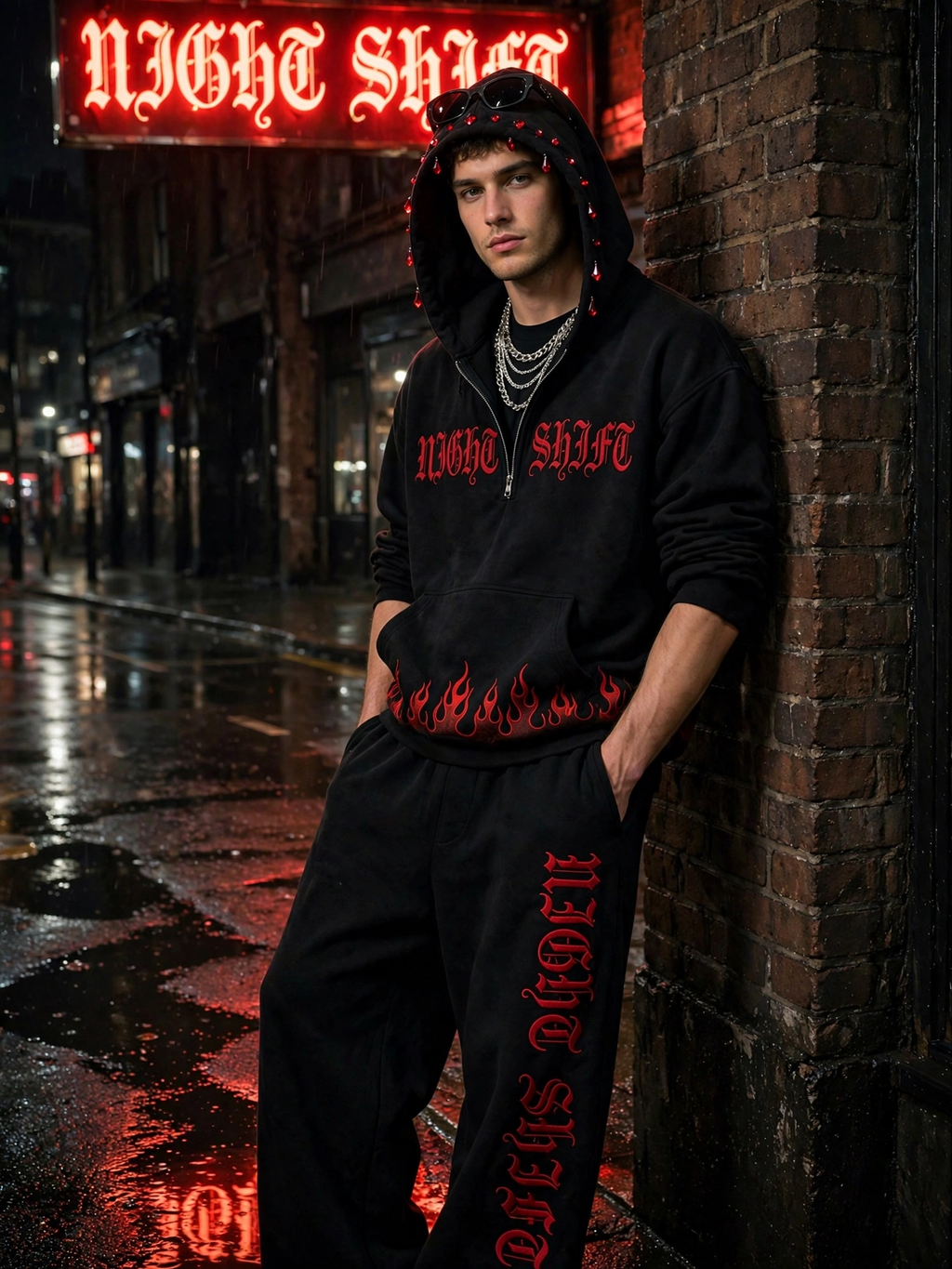 NS Bloodline Zip Set (Jacket + Pants)