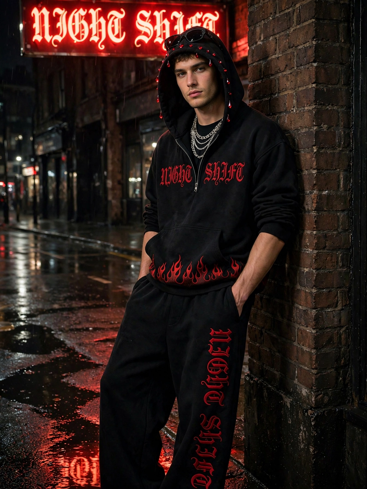 NS Bloodline Zip Set (Jacket + Pants)