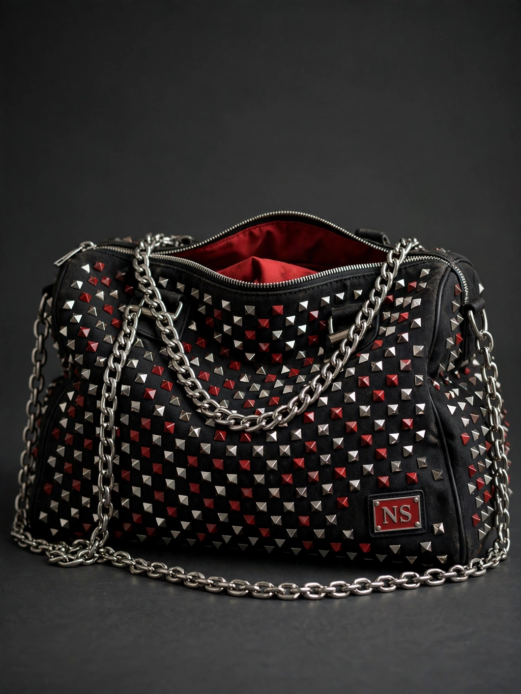 NS Chain Studded Duffle
