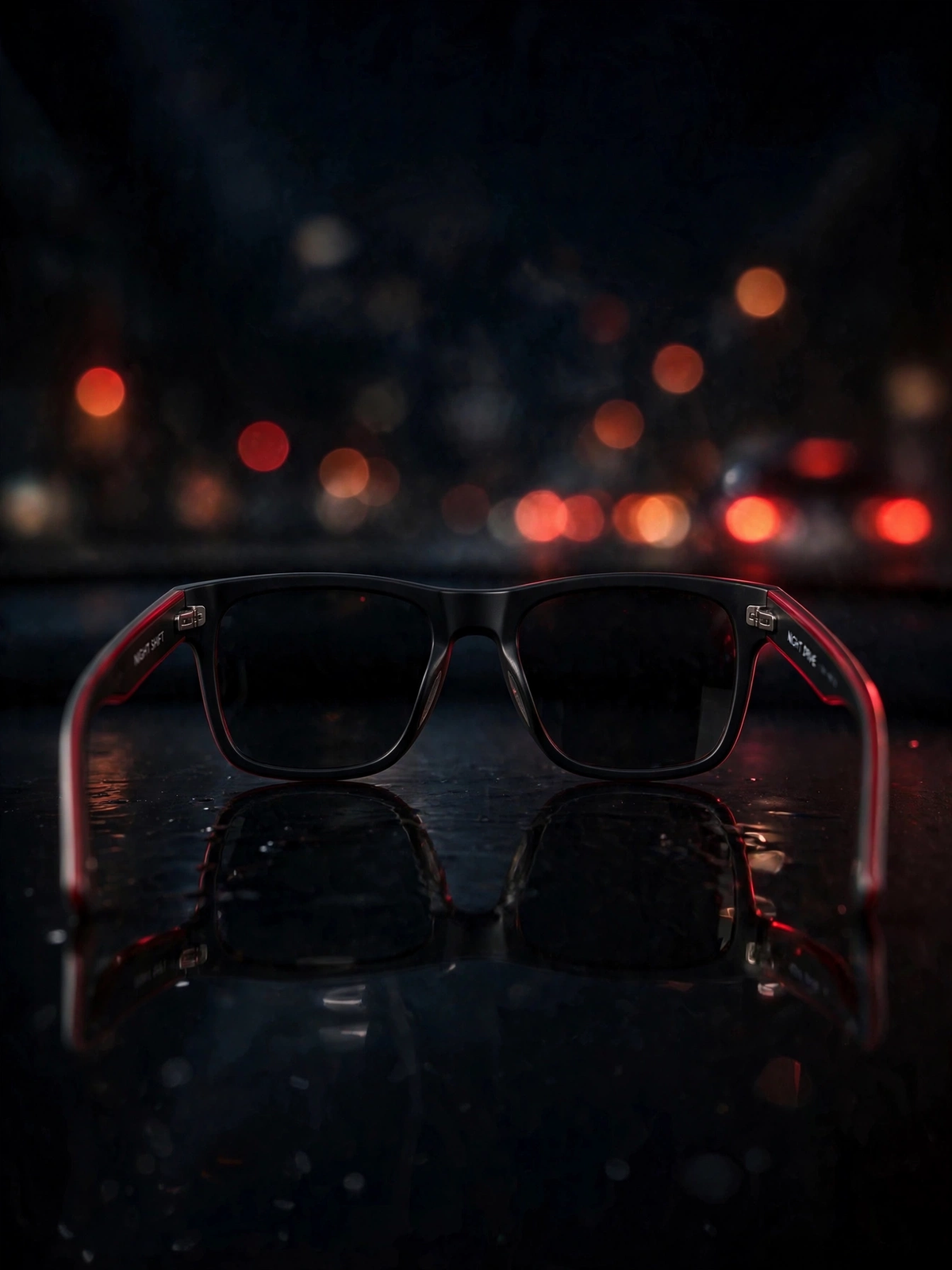 Night Drive Rectangular Sunglasses