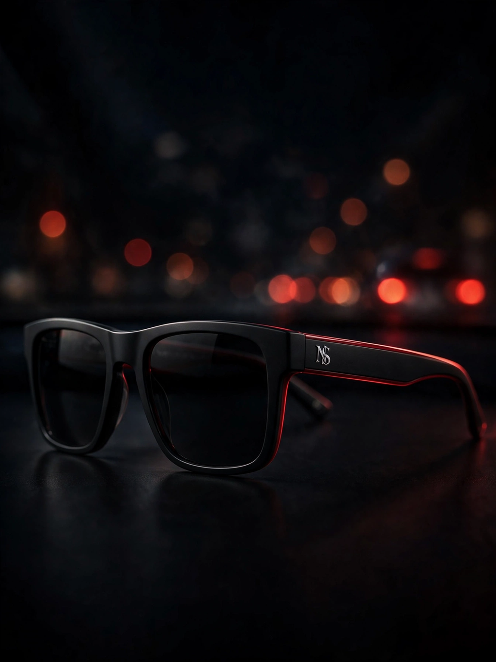 NIGHT SHIFT Night Drive Rectangular Sunglasses