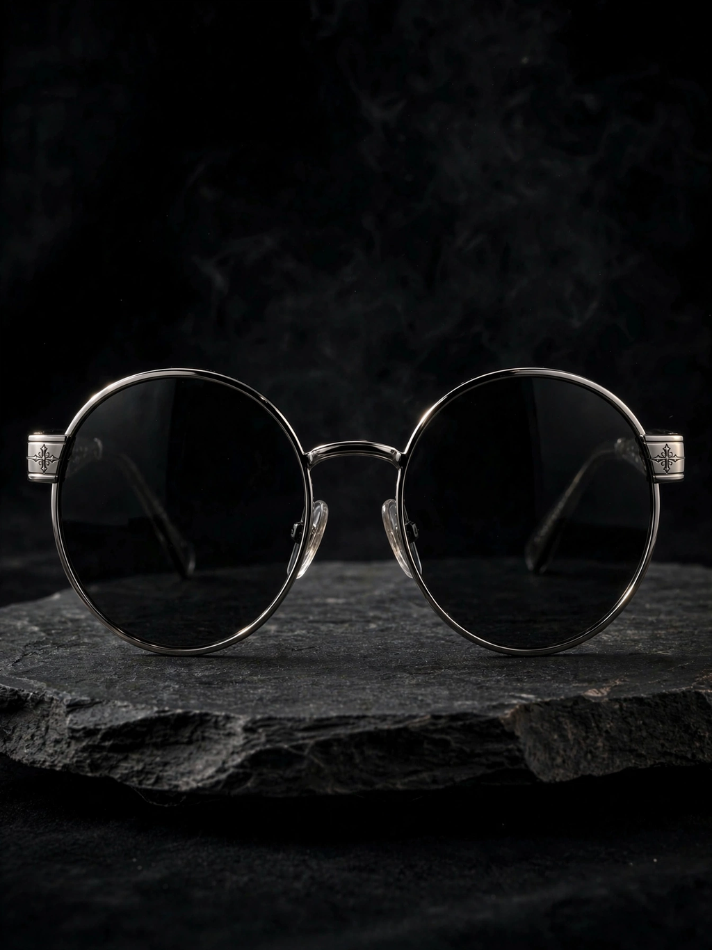 Chrome Round Sunglasses