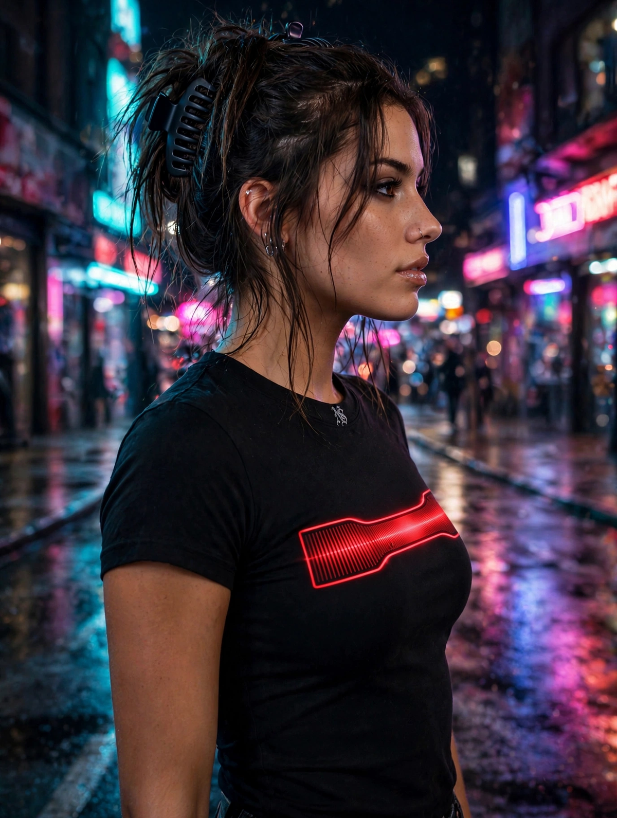 Black Baby Tee