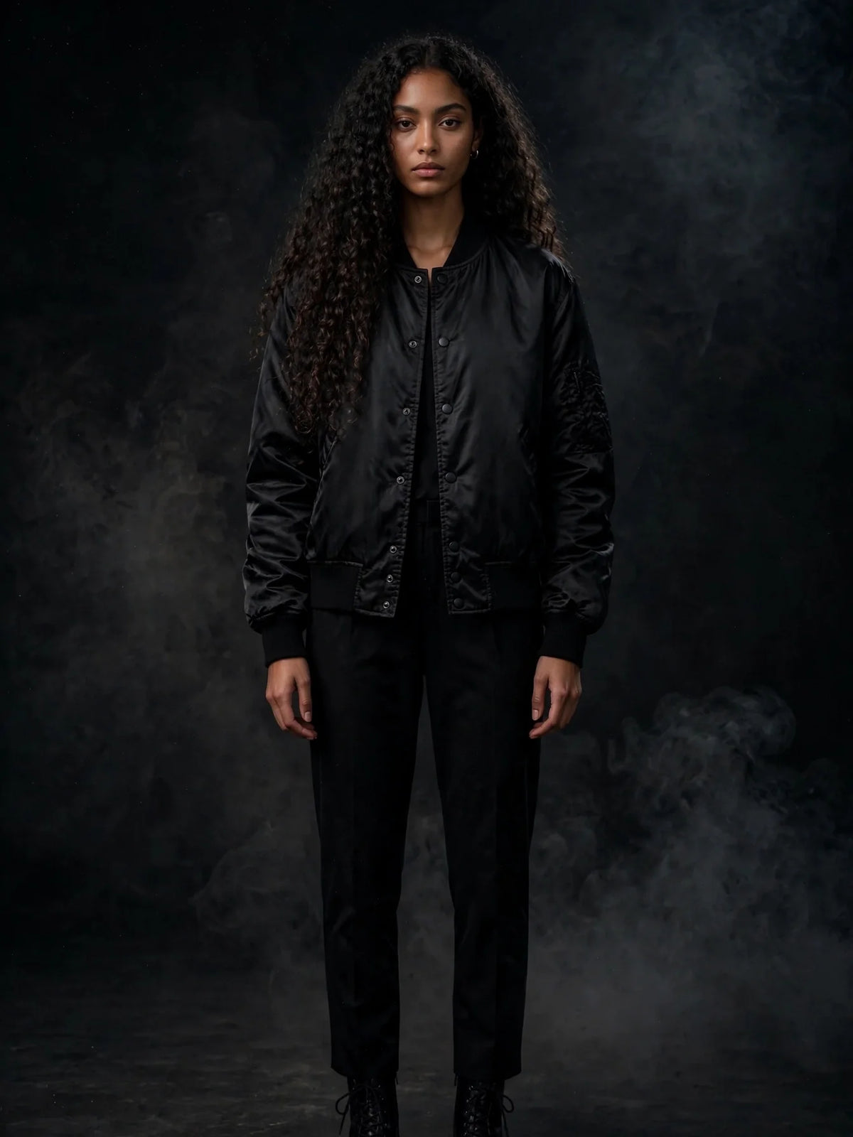 Back Statement Bomber Jacket