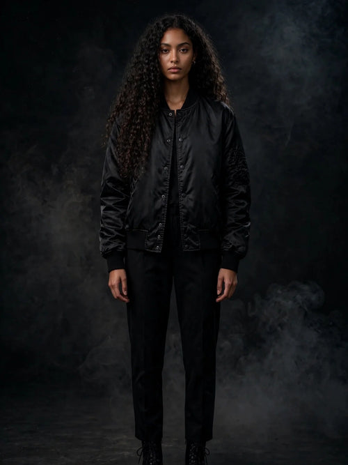 Back Statement Bomber Jacket