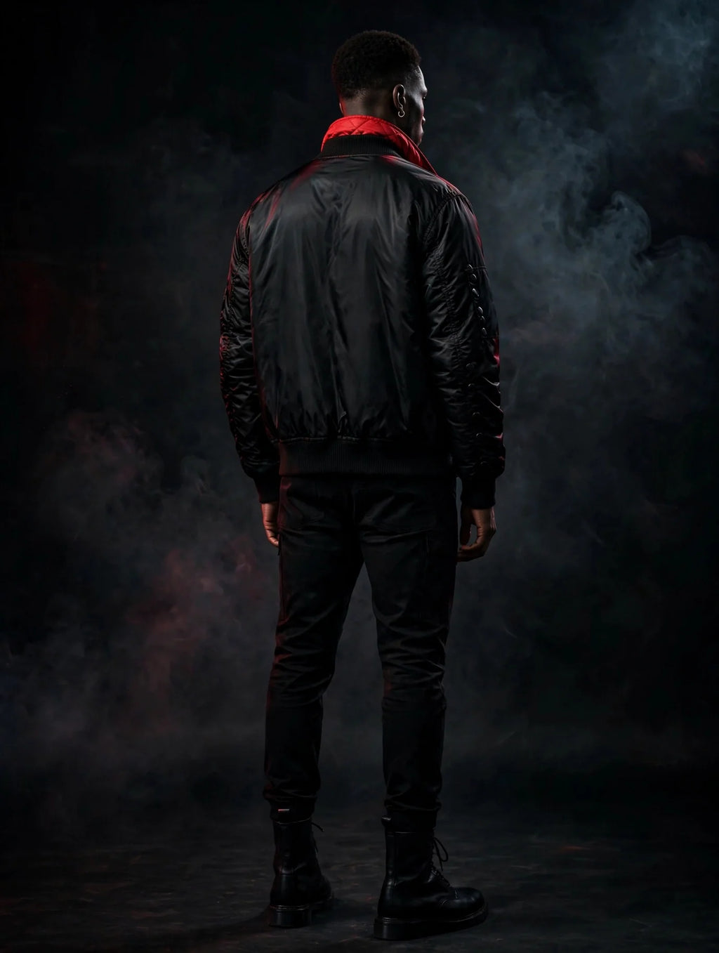 Crest Patch Bomber Jacket