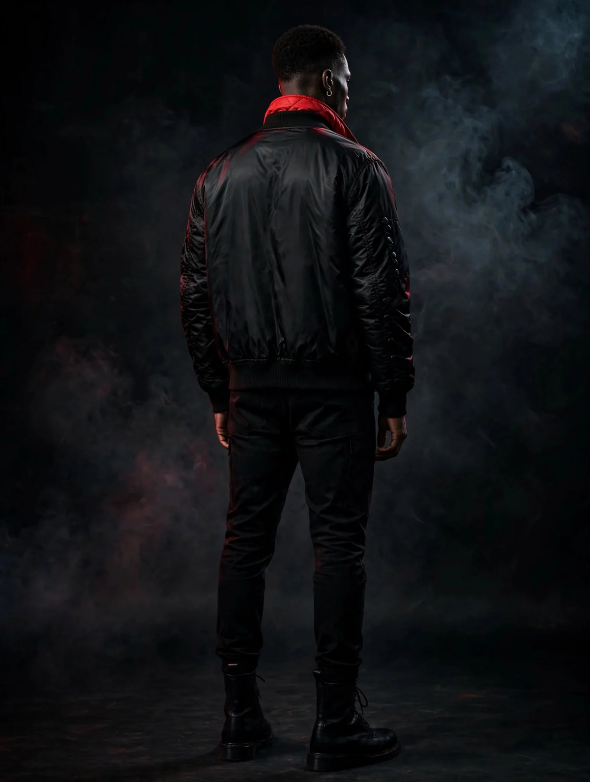 Crest Patch Bomber Jacket