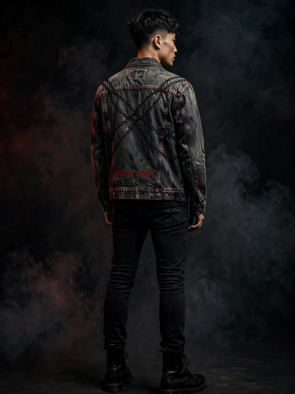 Washed Denim Trucker Jacket