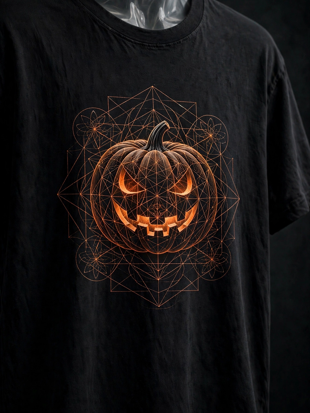 Geometric Pumpkin Tee