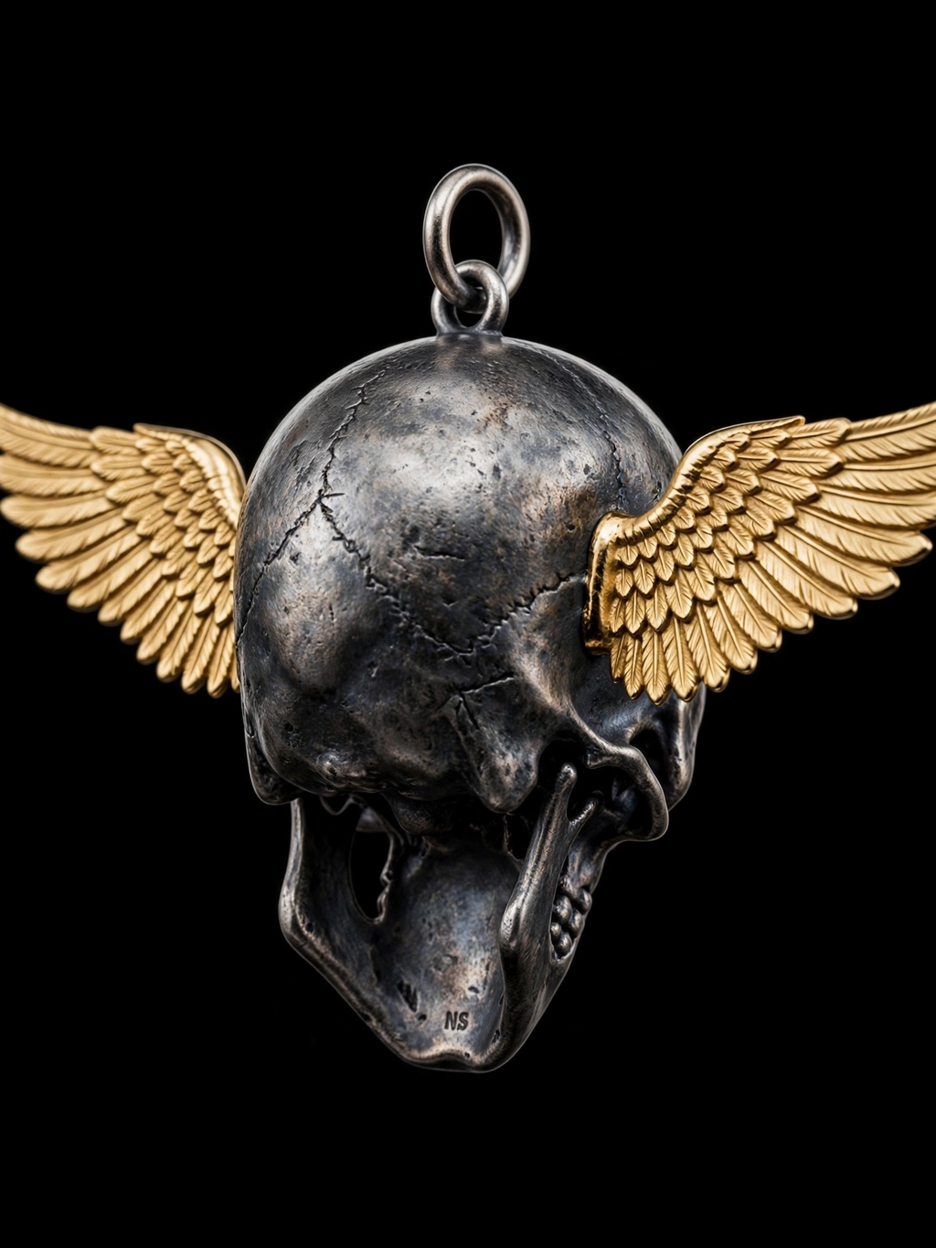 Winged Skull Pendant