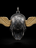 NIGHT SHIFT Winged Skull Pendant