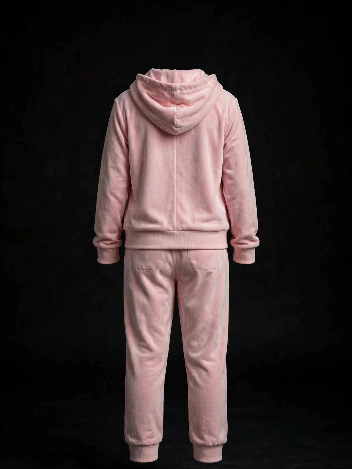 Kids Pink Velour Set