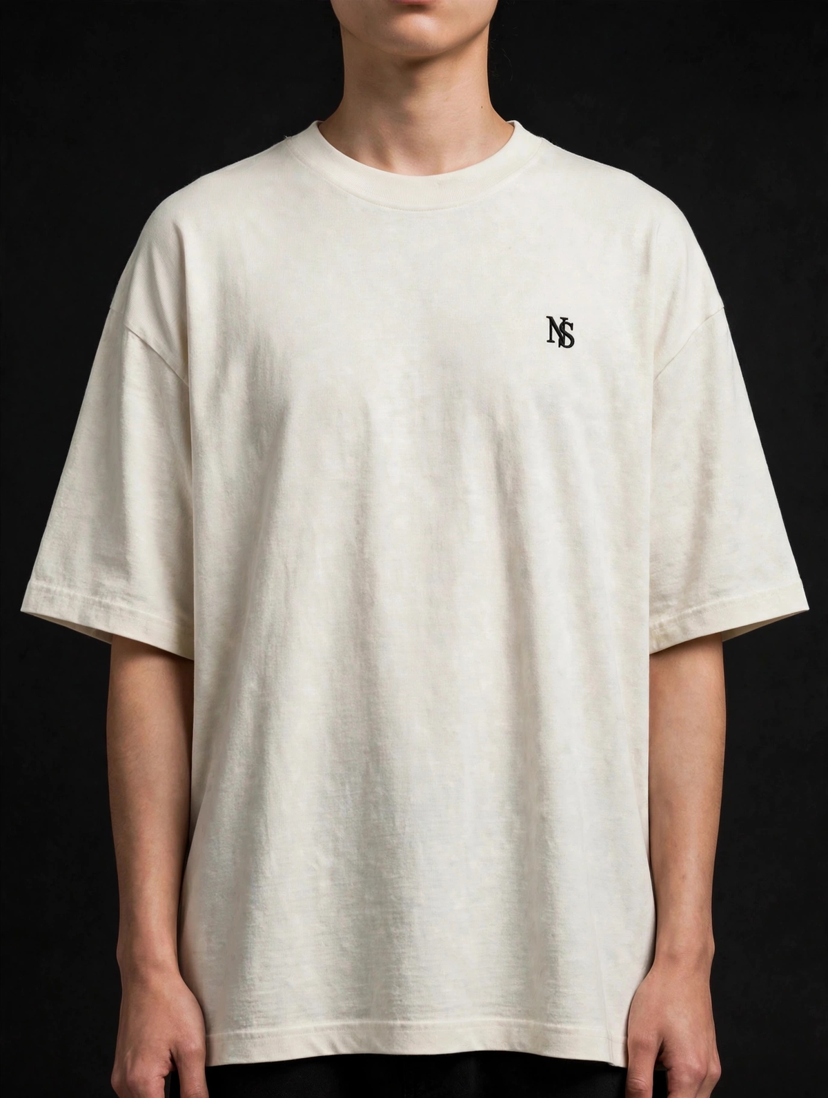 Bone Oversized Tee