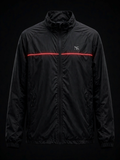 NIGHT SHIFT Black Windbreaker