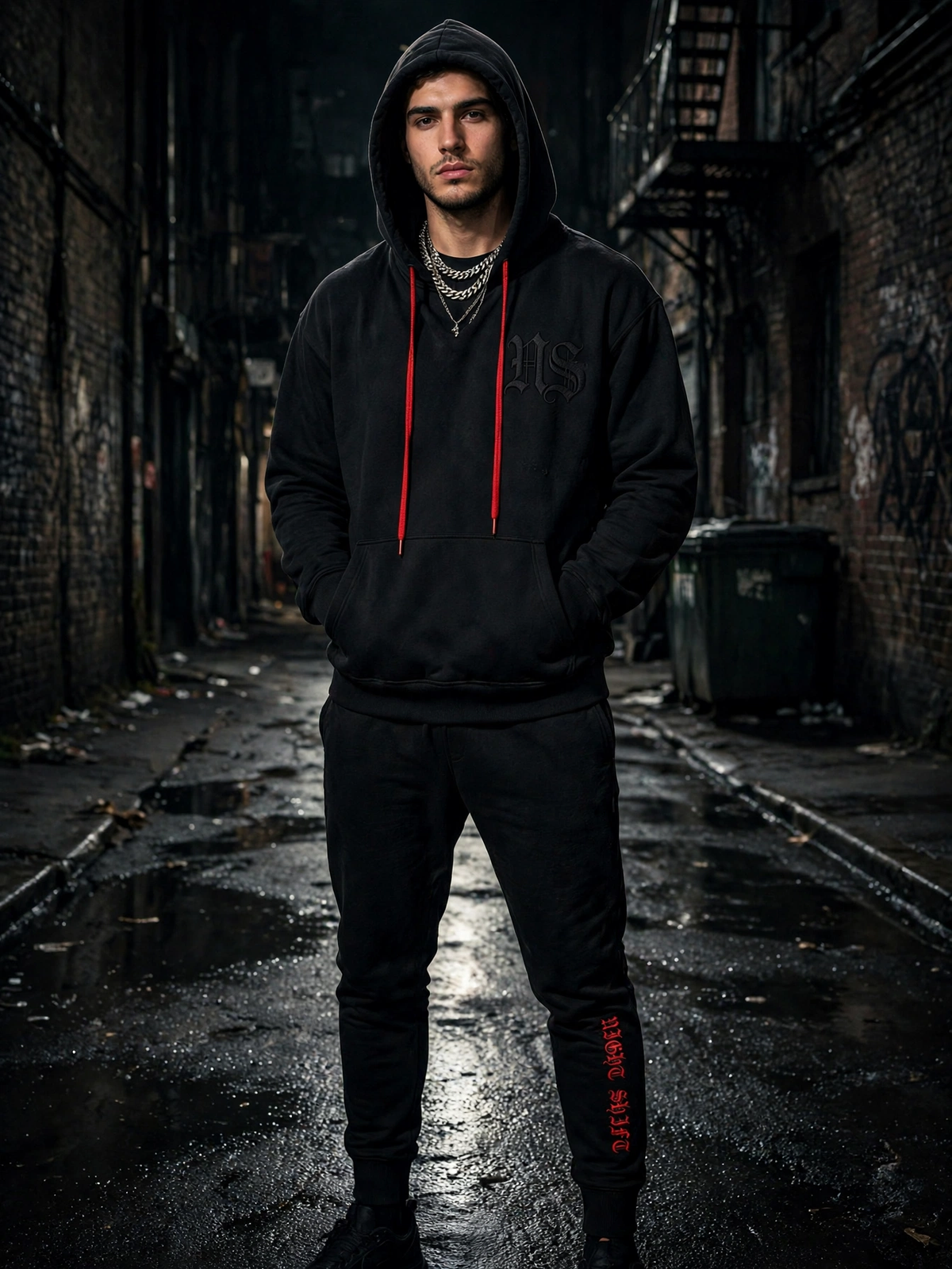 NS Onyx Hooded Sweatsuit (Hoodie + Joggers)